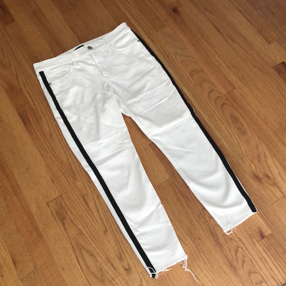 Express Mid Rise Crop Jeans